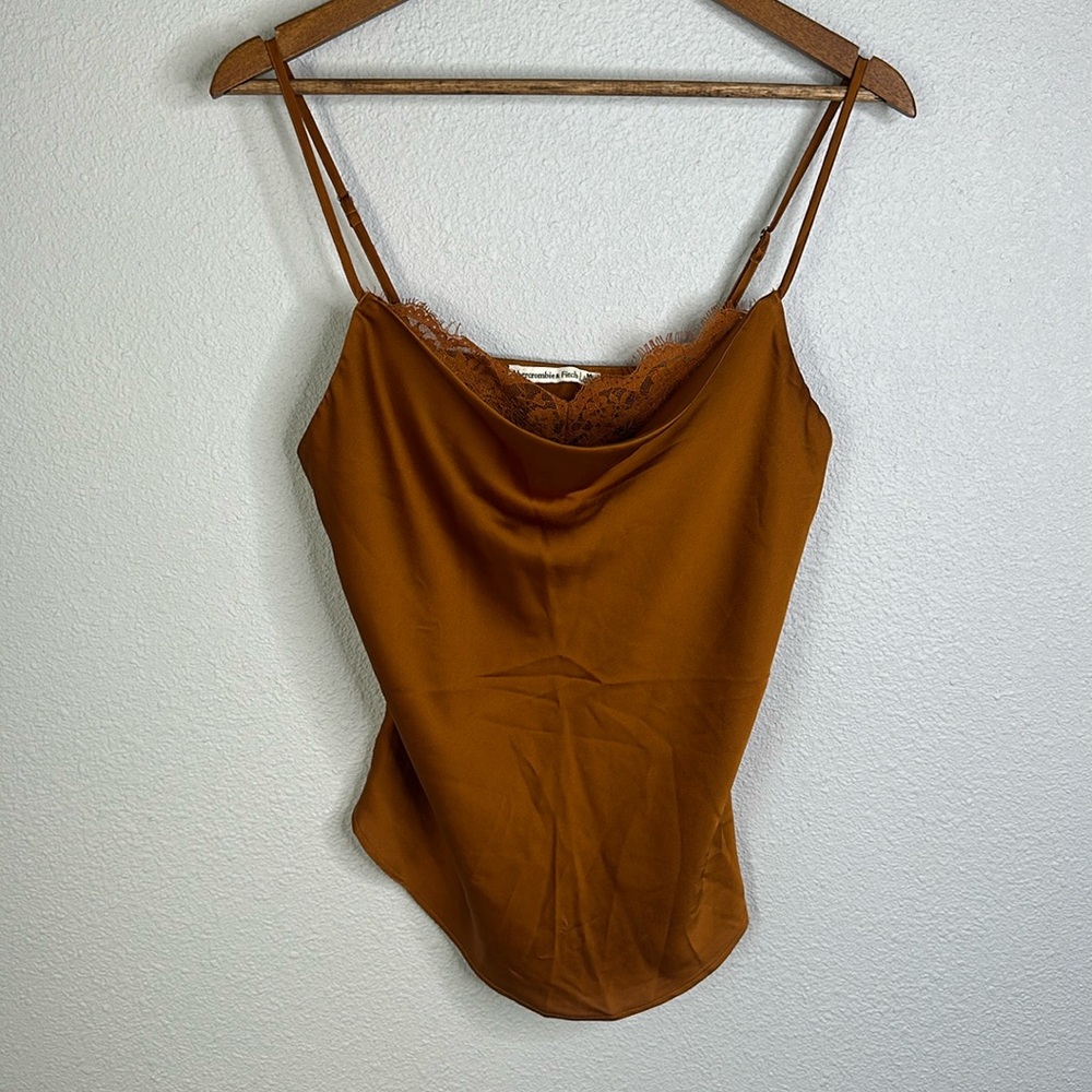 Abercrombie Cowl Neck Lace Tank